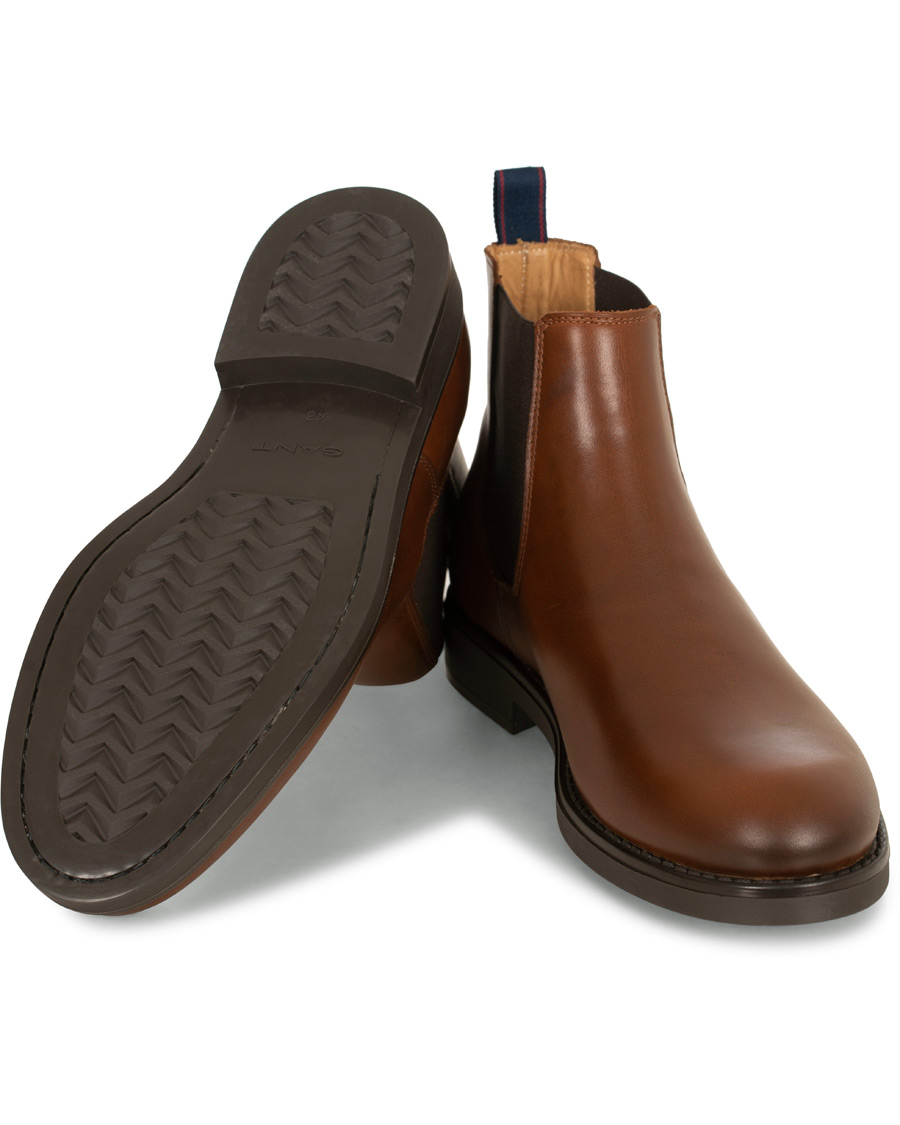 GANT Chelsea Boot Cognac Calf - CareOfCarl.dk