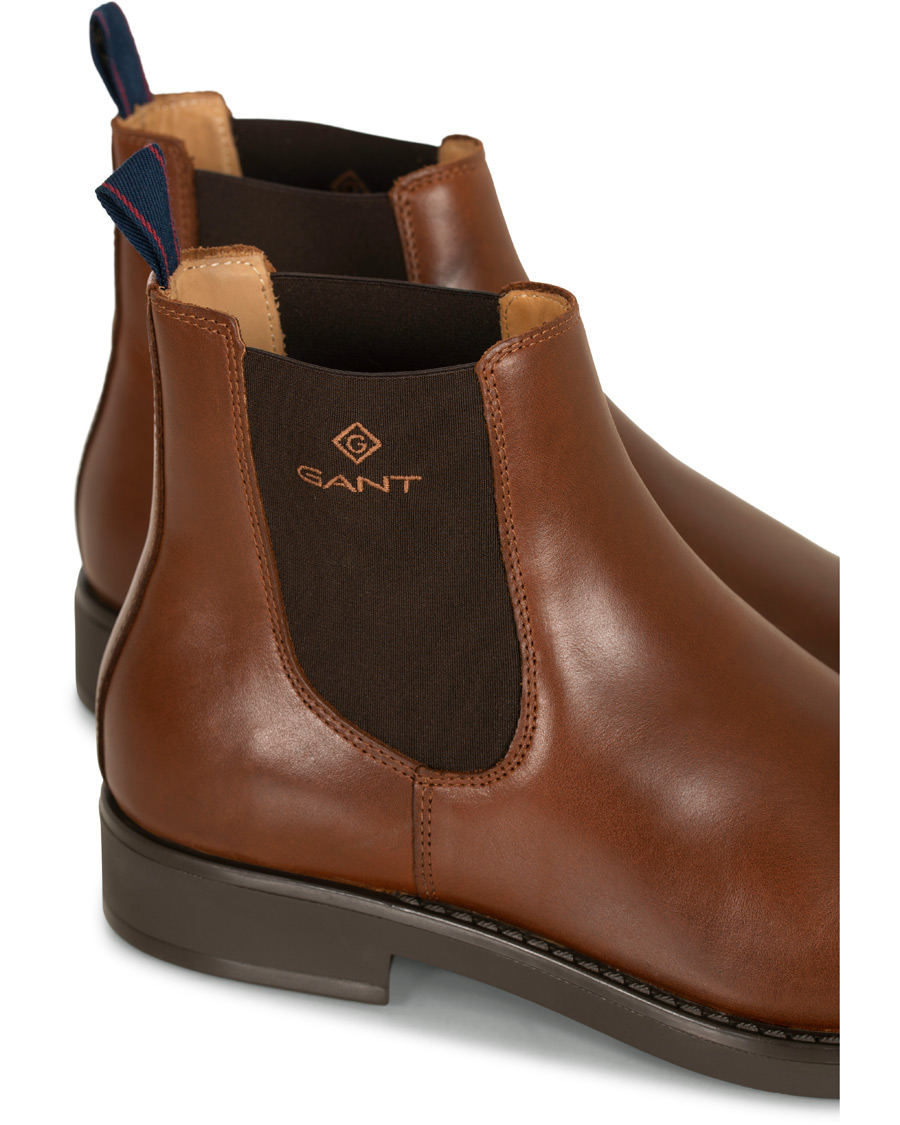 GANT Chelsea Boot Cognac Calf - CareOfCarl.dk