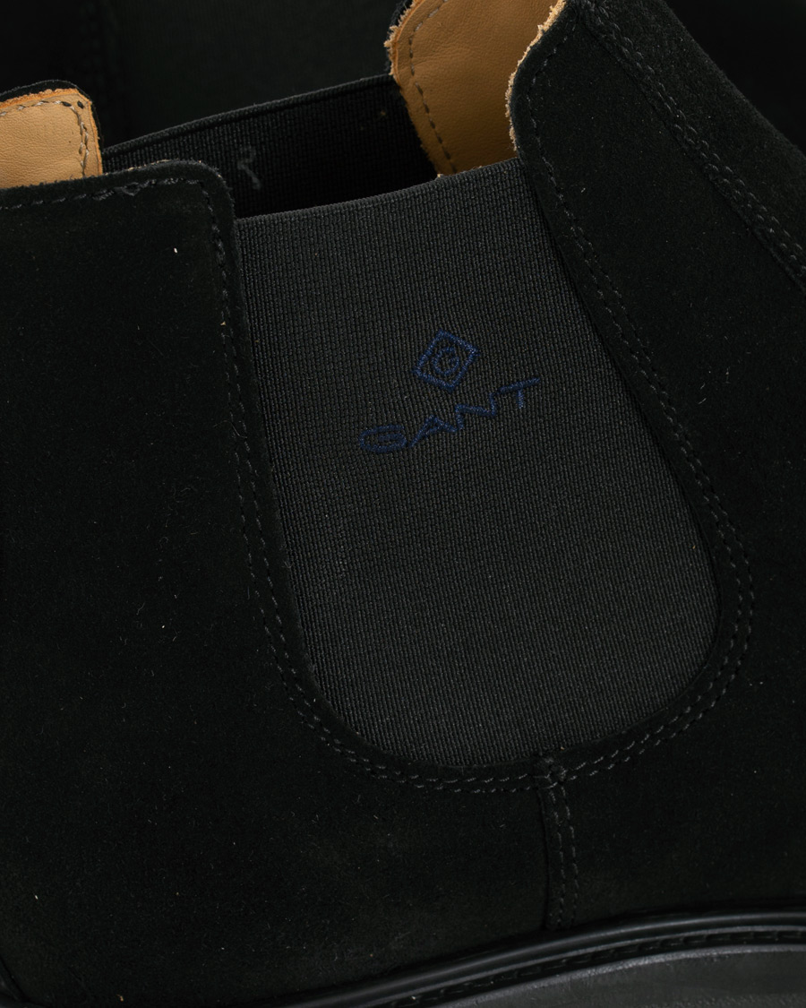 Herre | GANT Fargo Chelsea Boot Black Suede | GANT | Fargo Chelsea Boot Black Suede