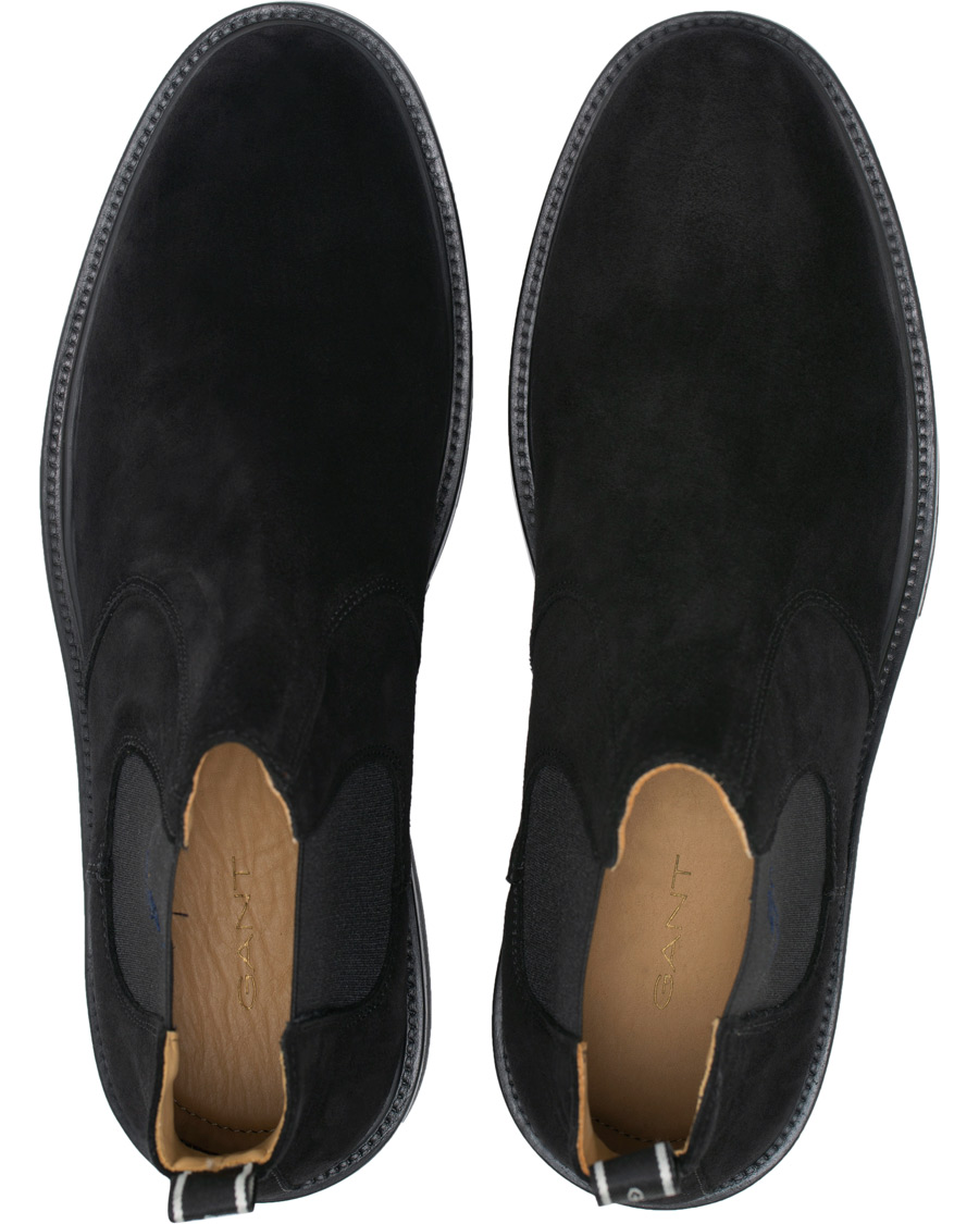 Herre | GANT Fargo Chelsea Boot Black Suede | GANT | Fargo Chelsea Boot Black Suede