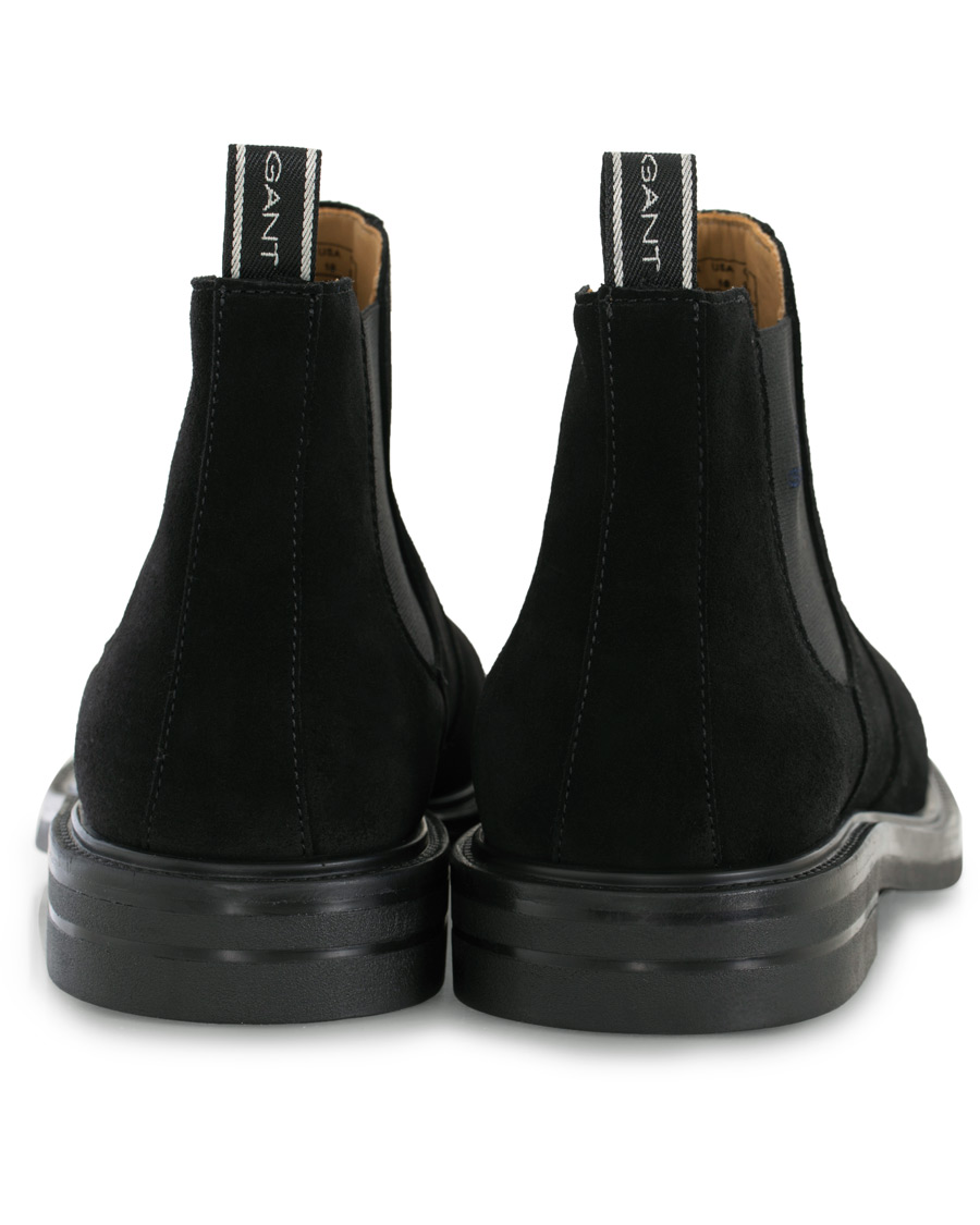 Herre | GANT Fargo Chelsea Boot Black Suede | GANT | Fargo Chelsea Boot Black Suede