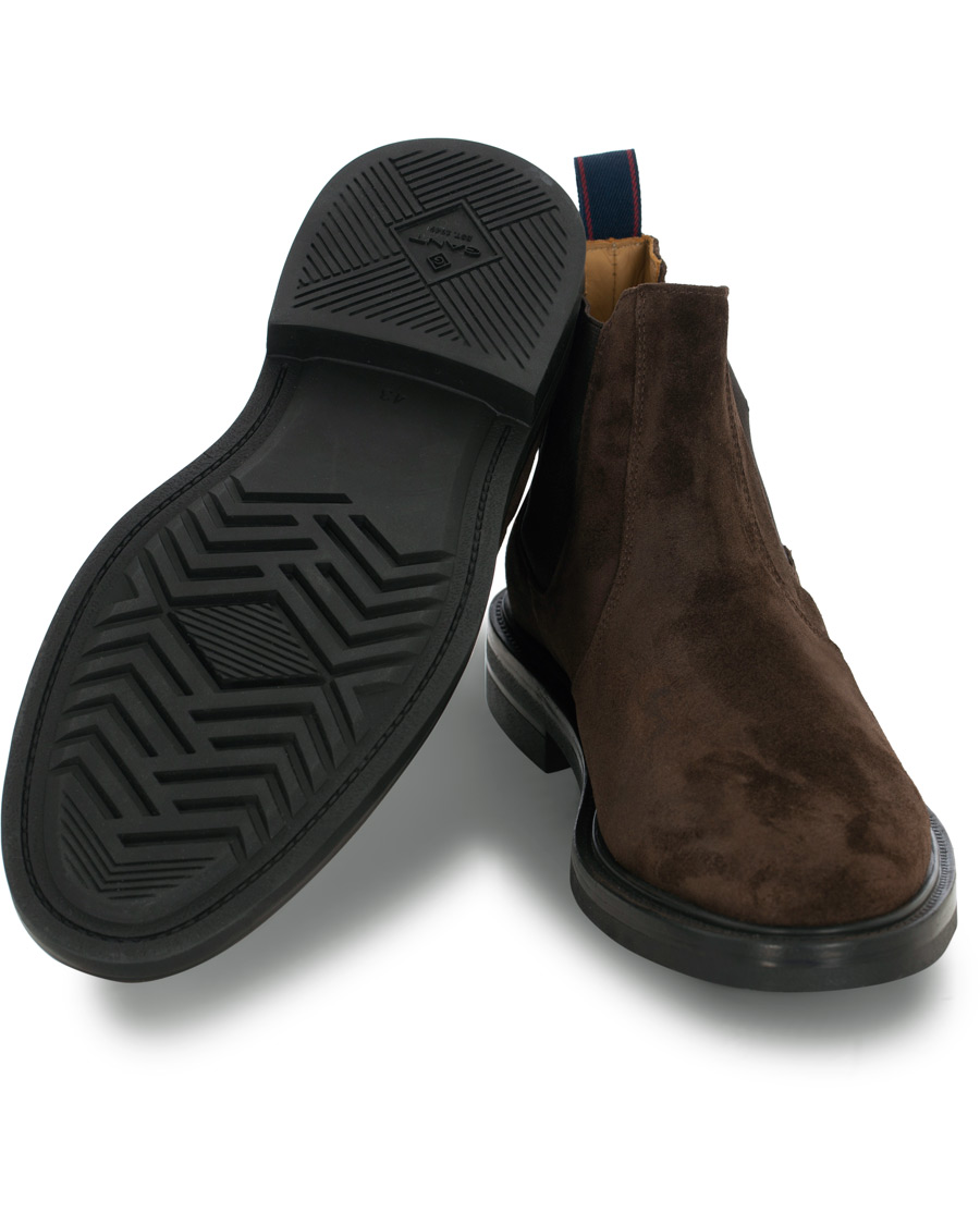 Herre | GANT Fargo Chelsea Boot Dark Brown Suede | GANT | Fargo Chelsea Boot Dark Brown Suede