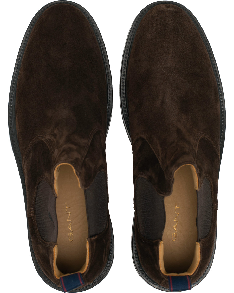 Herre | GANT Fargo Chelsea Boot Dark Brown Suede | GANT | Fargo Chelsea Boot Dark Brown Suede