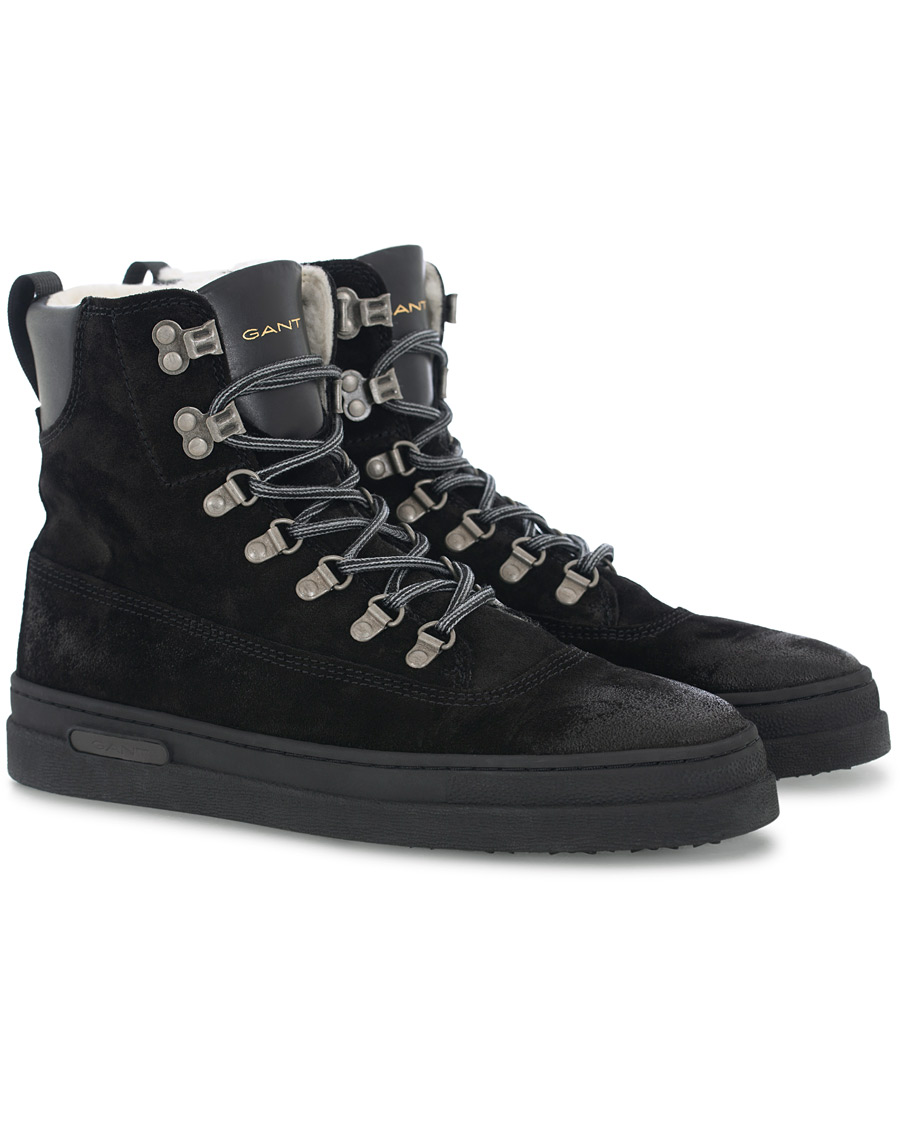 Herre | GANT Creek Wool Lined Boot Black Suede | GANT | Creek Wool Lined Boot Black Suede