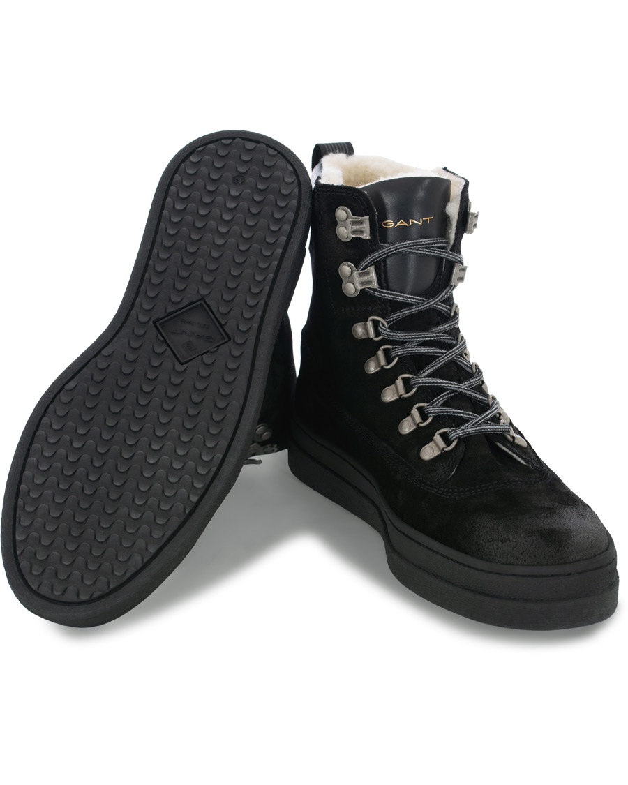 Herre | GANT Creek Wool Lined Boot Black Suede | GANT | Creek Wool Lined Boot Black Suede