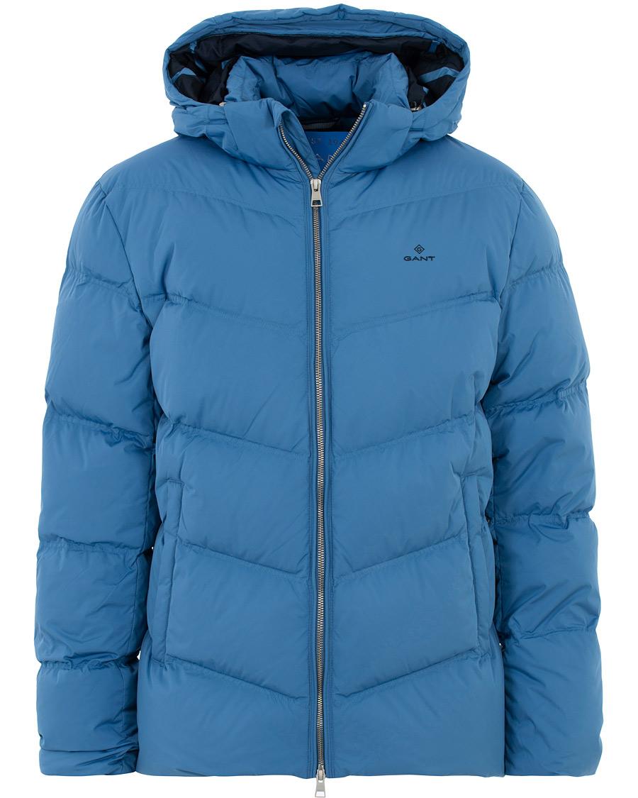Herre | Jakker | GANT | The Alta Down Jacket Mid Blue