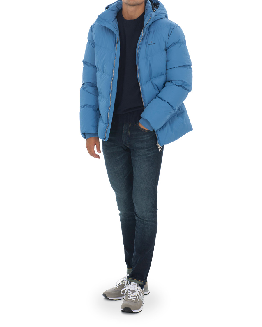 Herre | Jakker | GANT | The Alta Down Jacket Mid Blue