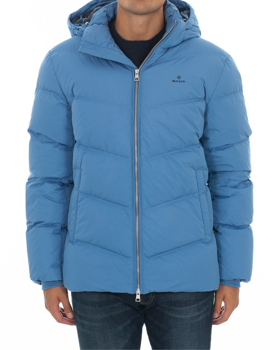 Herre | Jakker | GANT | The Alta Down Jacket Mid Blue