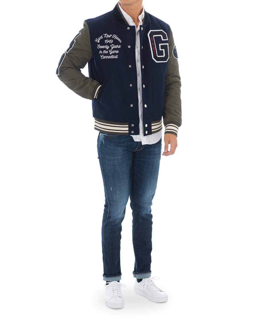 Herre | Jakker | GANT | Varsity Jacket Marine