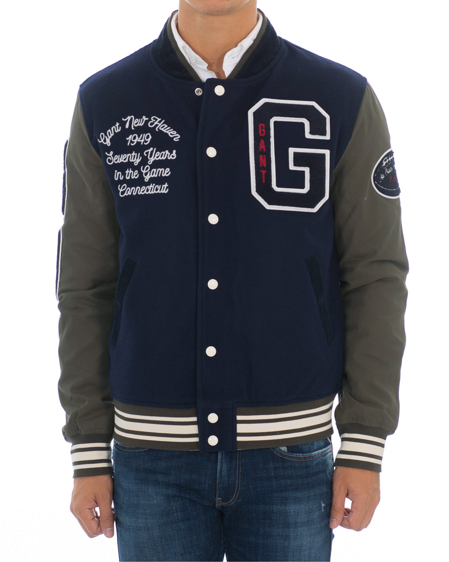 Herre | Jakker | GANT | Varsity Jacket Marine