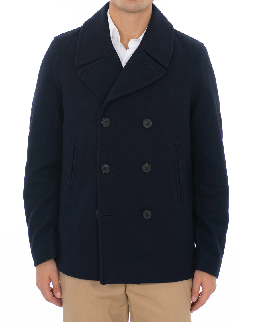 Herre | Jakker | GANT | The Classic Peacoat Evening Blue