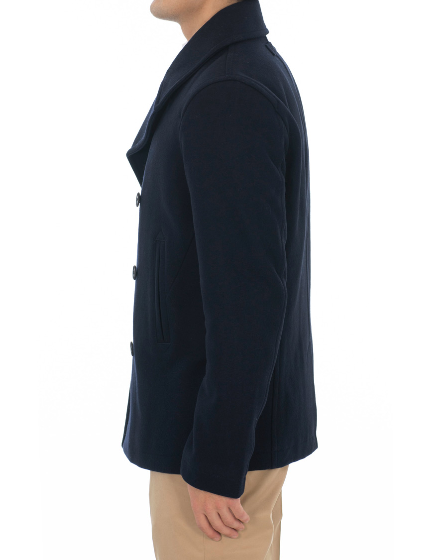 Herre | Jakker | GANT | The Classic Peacoat Evening Blue