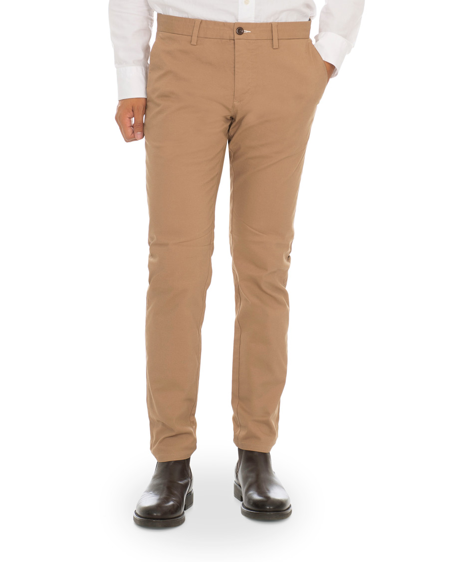 Herre | Bukser | GANT | Slim Fit Tech Prep Chino Warm Khaki W30L32
