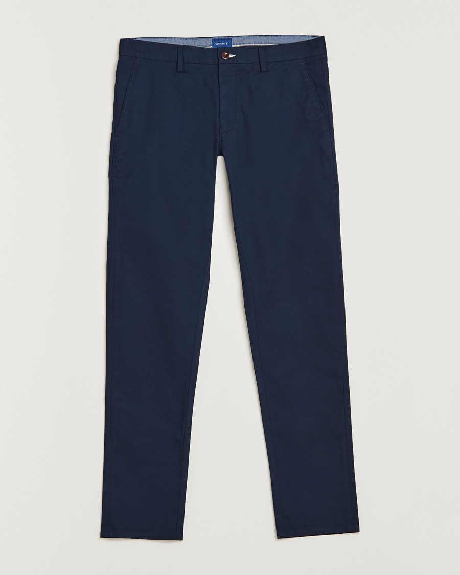 Herre | Bukser | GANT | Slim Fit Tech Prep Chino Marine
