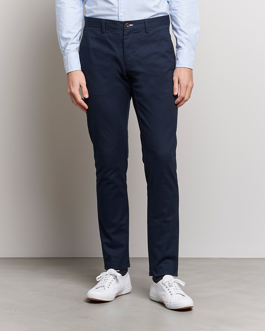 Herre | Bukser | GANT | Slim Fit Tech Prep Chino Marine