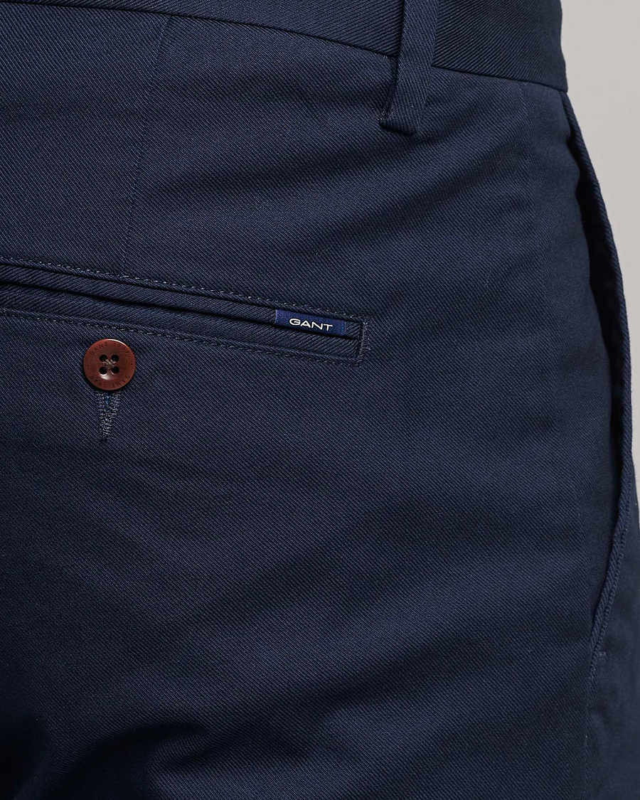 Herre | Bukser | GANT | Slim Fit Tech Prep Chino Marine