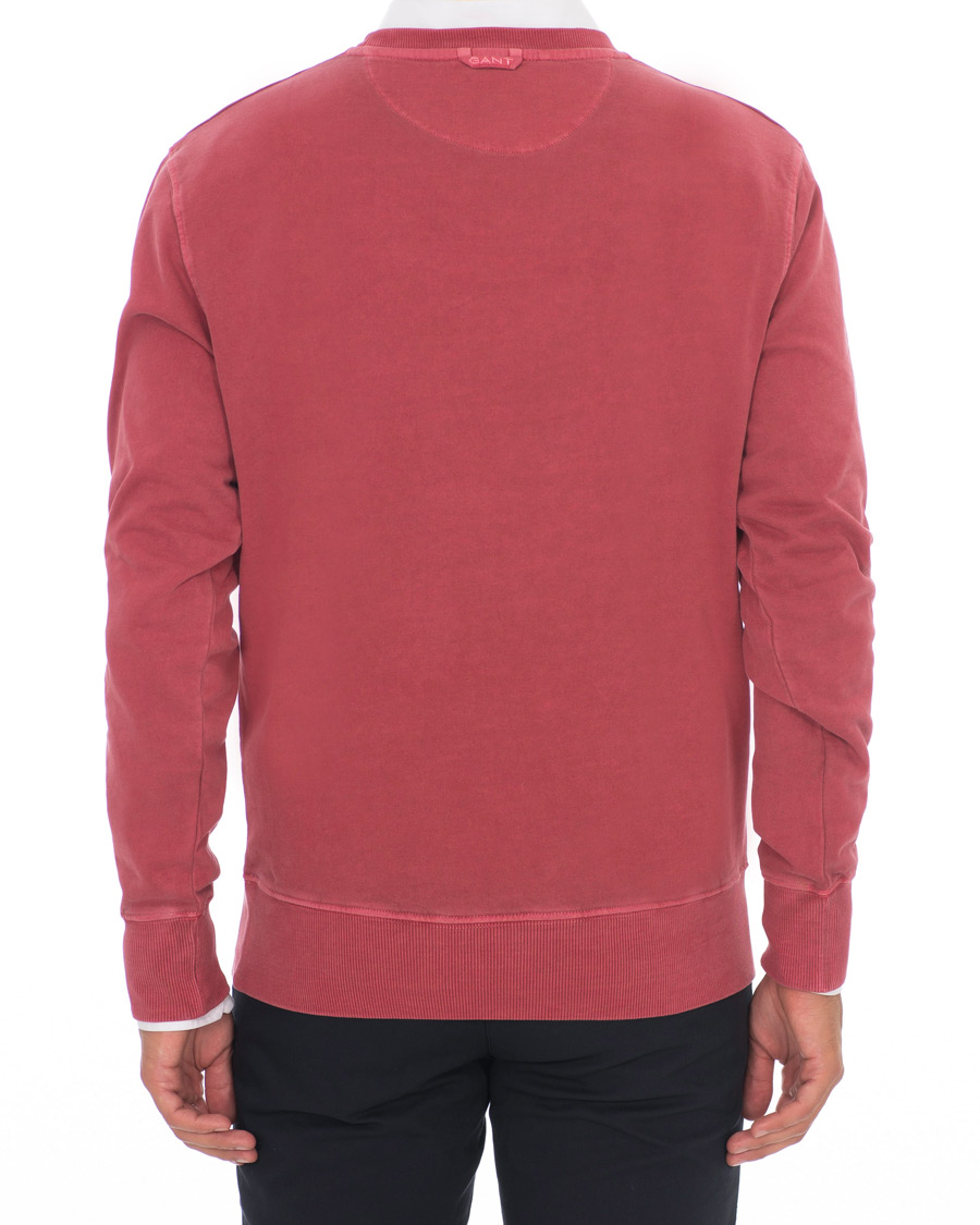 Herre | Trøjer | GANT | Winter Faded Crew Neck Sweatshirt Mahogany Red