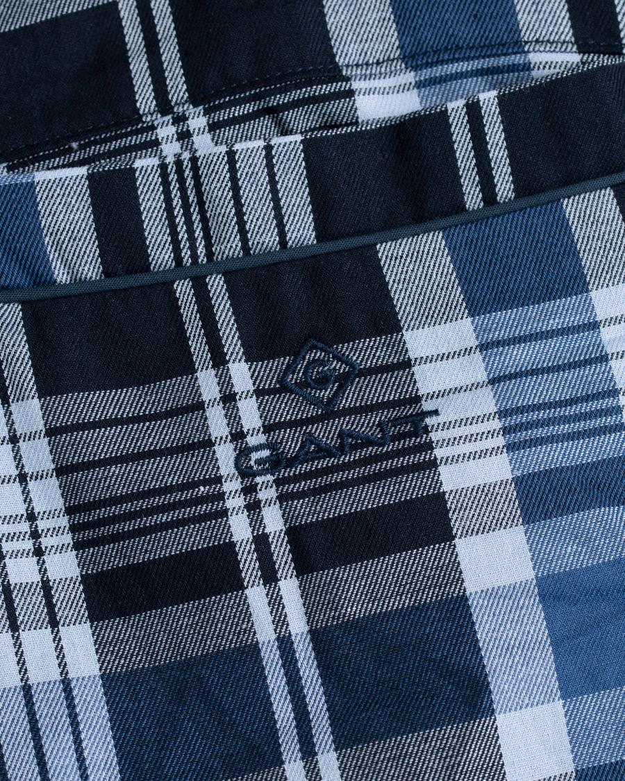 Herre | Pyjamas & Morgenkåber | GANT | Check Pyjama Set Vintage Blue
