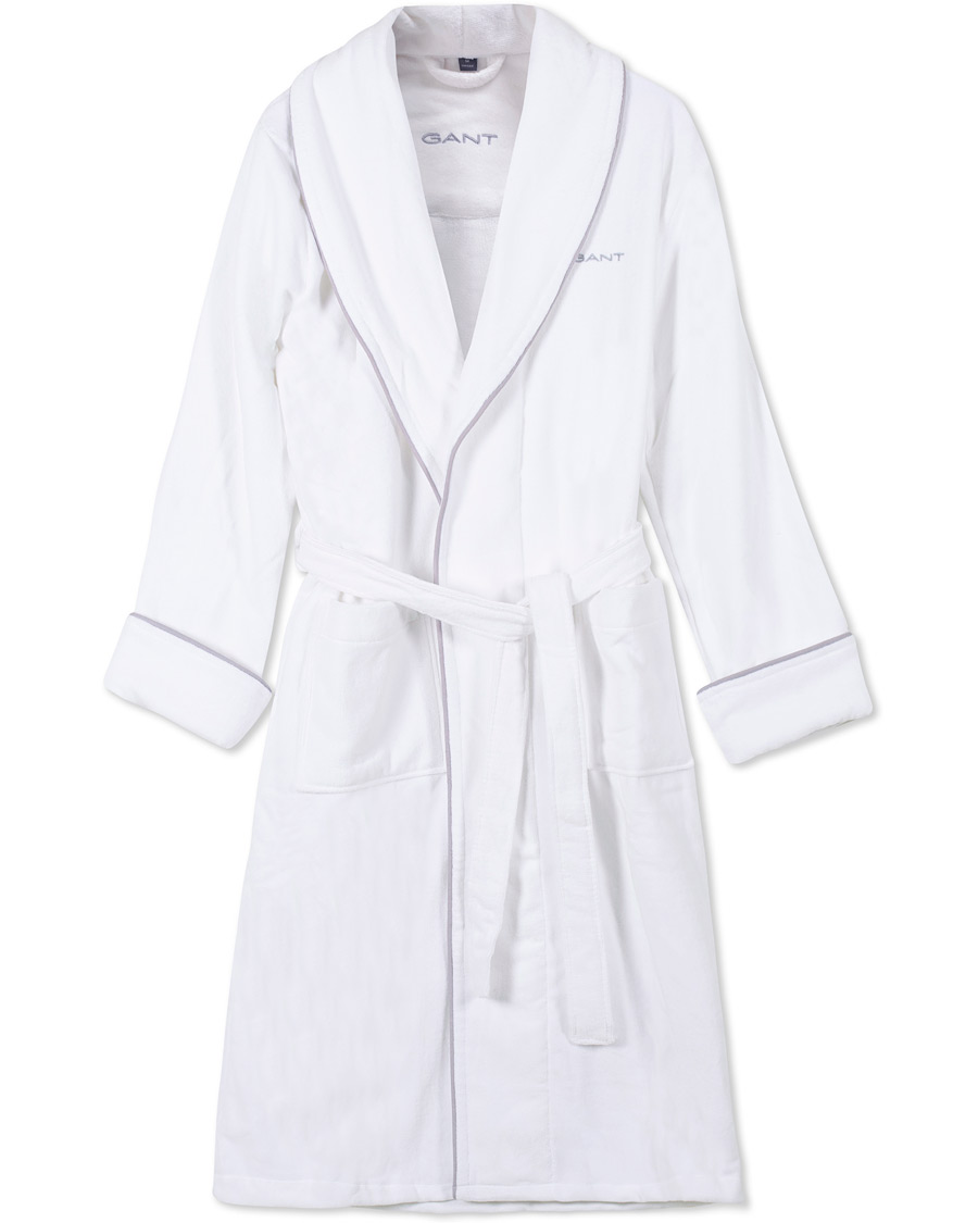 Herre | Pyjamas & Morgenkåber | GANT | Premium Velour Robe White