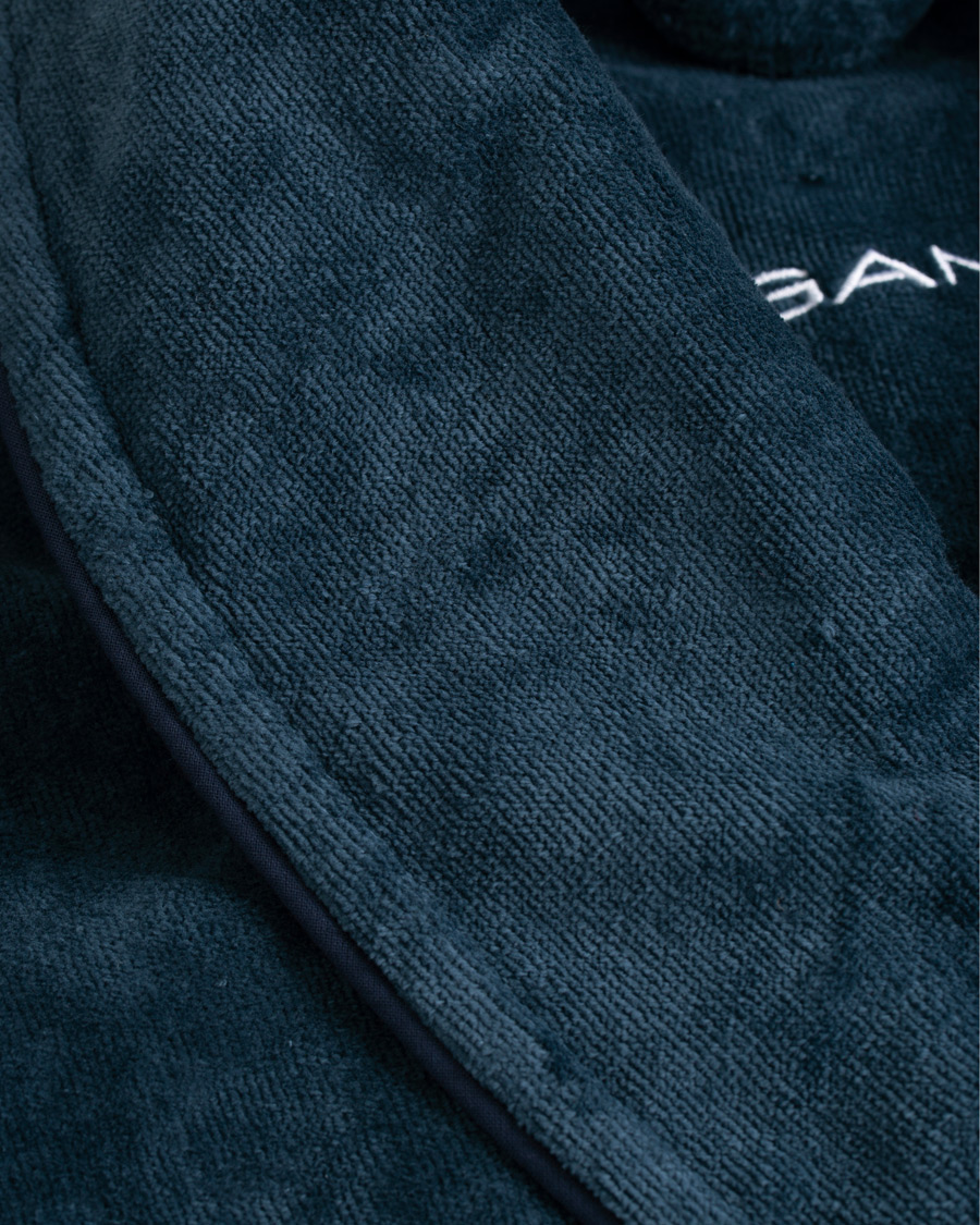 Herre | Pyjamas & Morgenkåber | GANT | Premium Velour Robe Evening Blue