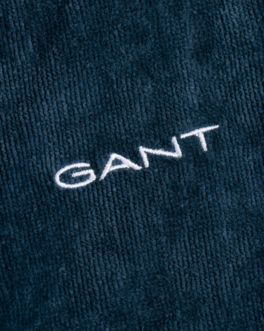 Herre | Pyjamas & Morgenkåber | GANT | Premium Velour Robe Evening Blue