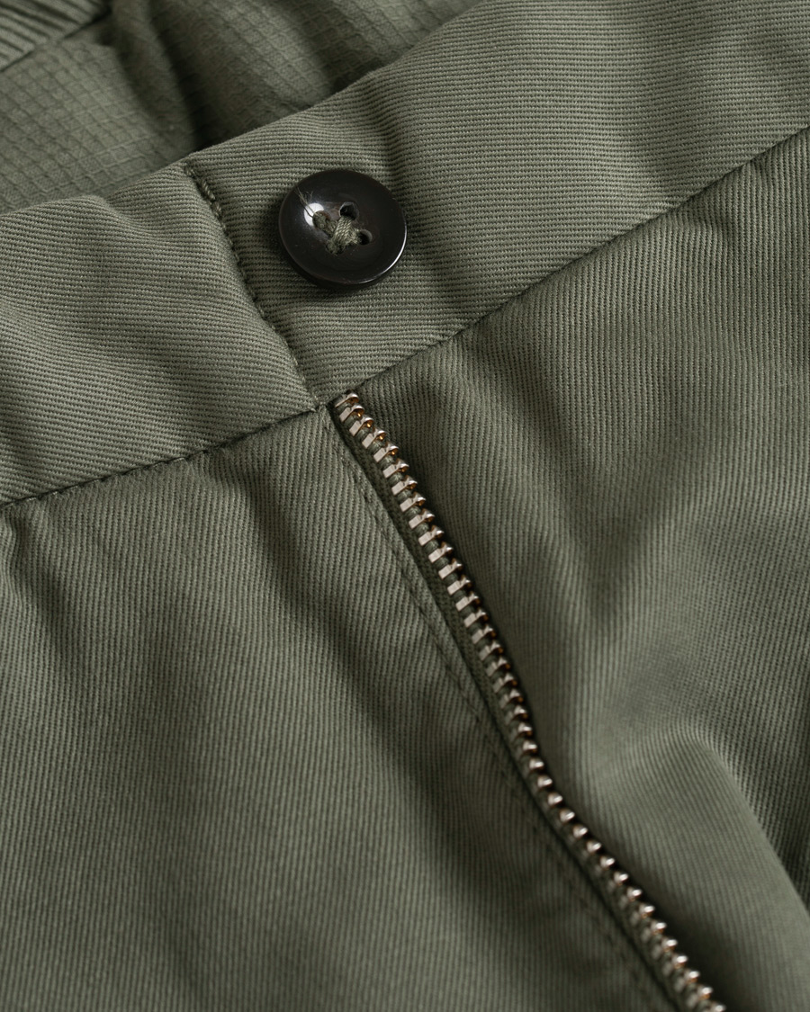 Herre | Bukser | Incotex | Slim Fit Comfort Chino Forest Green