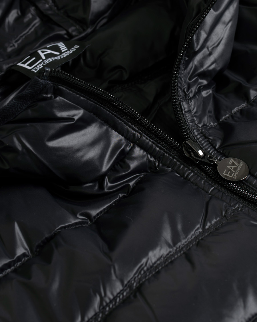 Herre | Jakker | EA7 | Train Core Light Down Hoodie Jacket Black
