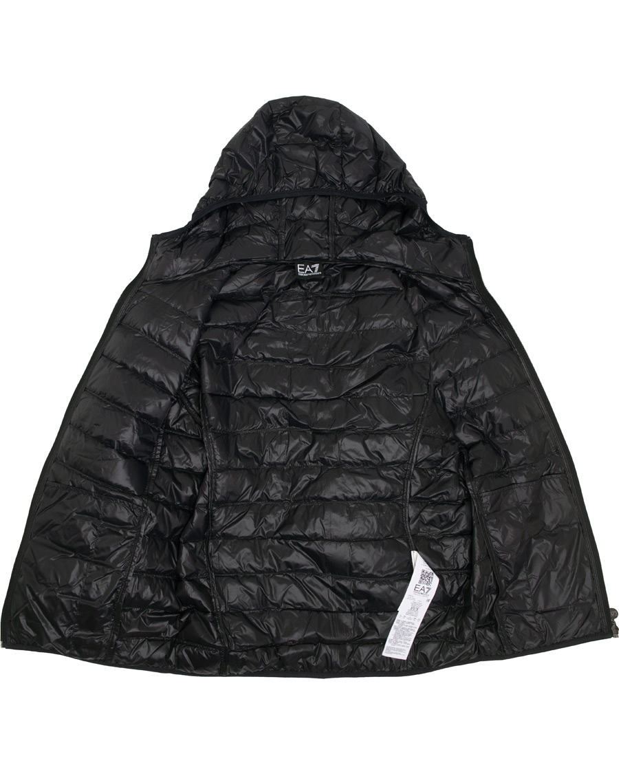 Herre | Jakker | EA7 | Train Core Light Down Hoodie Jacket Black