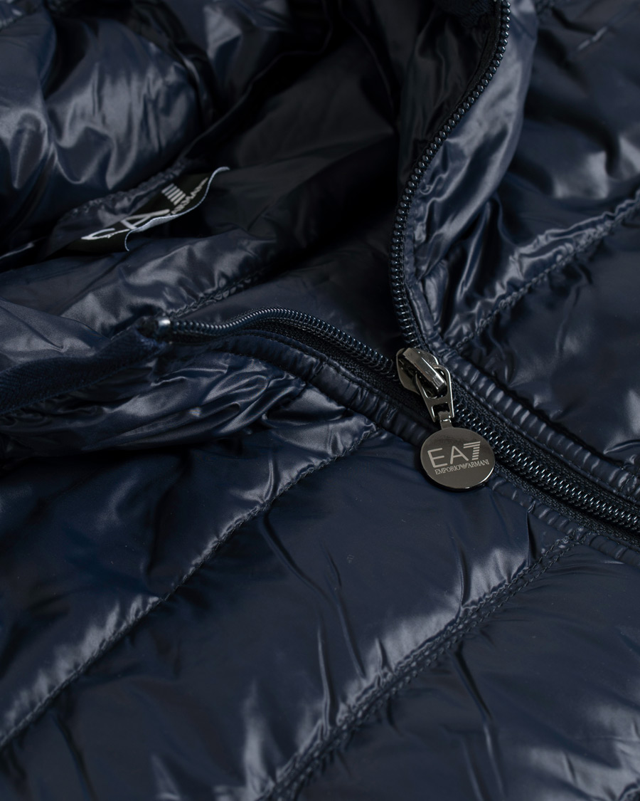 Herre | Jakker | EA7 | Train Core Light Down Hoodie Jacket Navy