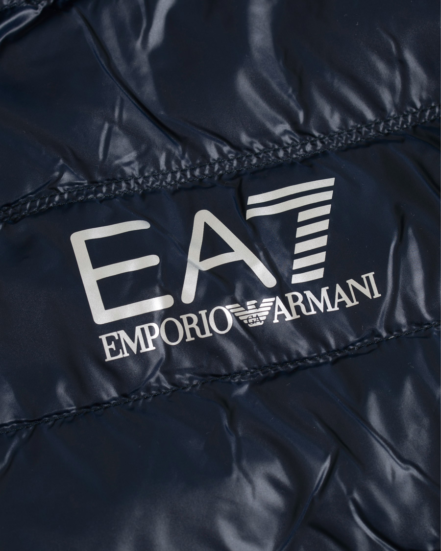 Herre | Jakker | EA7 | Train Core Light Down Hoodie Jacket Navy