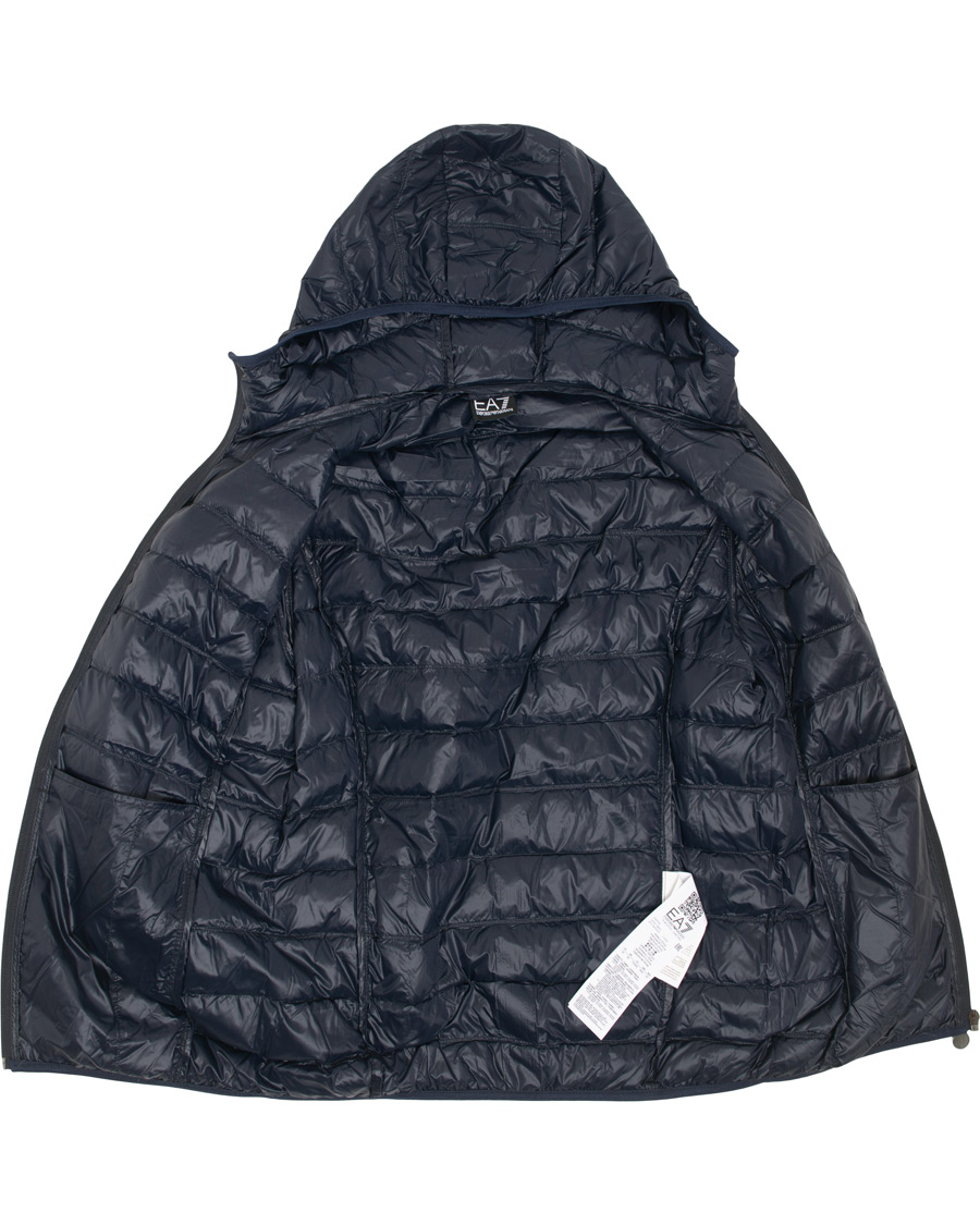 Herre | Jakker | EA7 | Train Core Light Down Hoodie Jacket Navy