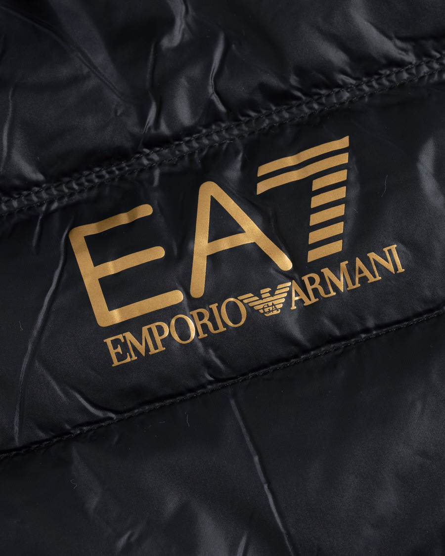 Herre | Jakker | EA7 | Train Core Light Down Jacket Black/Gold