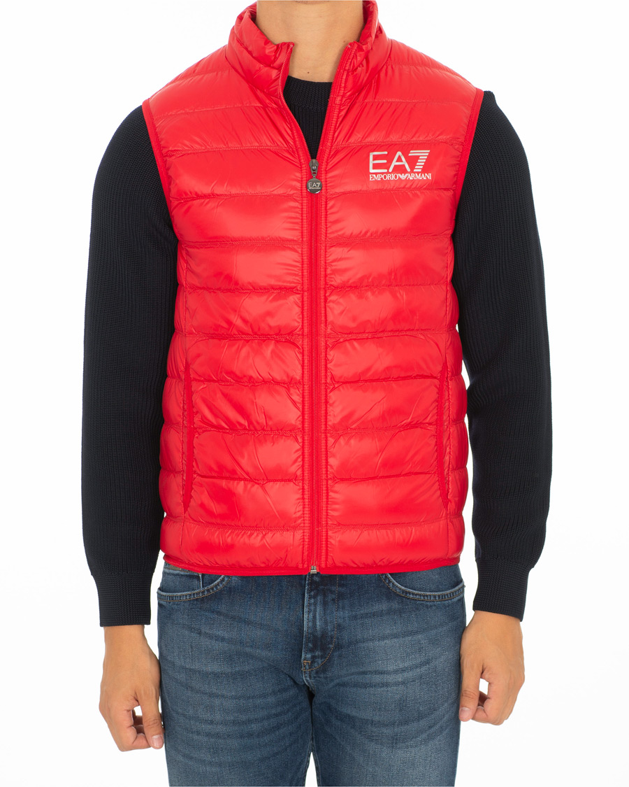 Herre | Jakker | EA7 | Train Core Light Down Vest Red