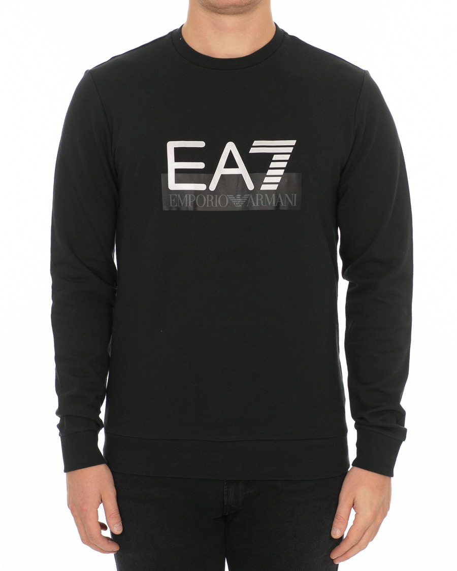 Herre | Trøjer | EA7 | Crew Neck Sweatshirt Black