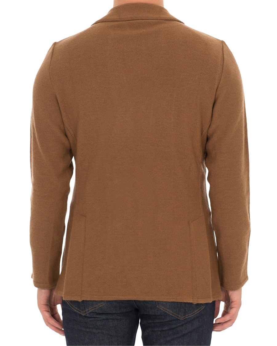 Herre | Blazere & jakker | Lardini | Knitted Wool Blazer Brown
