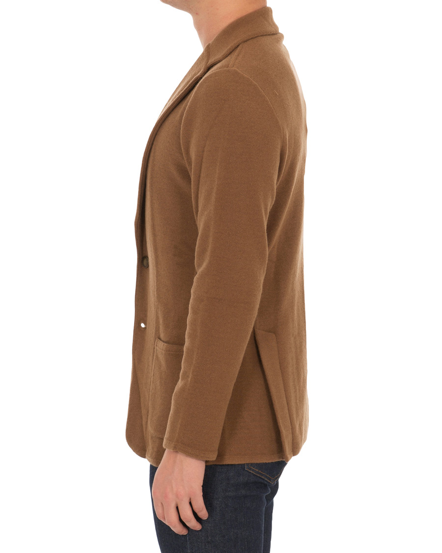 Herre | Blazere & jakker | Lardini | Knitted Wool Blazer Brown
