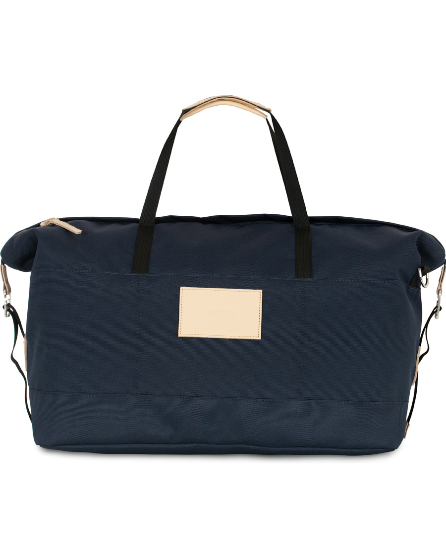 Herre | Sandqvist Milton Cordura Eco Weekendbag Navy/Nature | Sandqvist | Milton Cordura Eco Weekendbag Navy/Nature