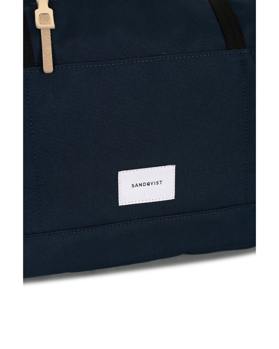 Herre | Sandqvist Milton Cordura Eco Weekendbag Navy/Nature | Sandqvist | Milton Cordura Eco Weekendbag Navy/Nature