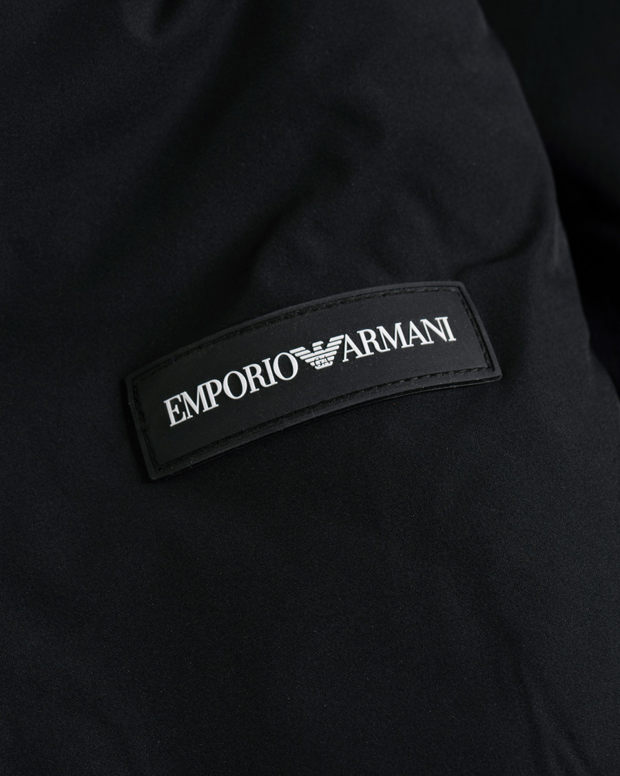 Herre | Jakker | Emporio Armani | Down Hooded Jacket Black