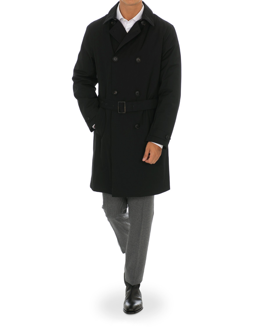 Herre | Jakker | Emporio Armani | Trenchcoat Black