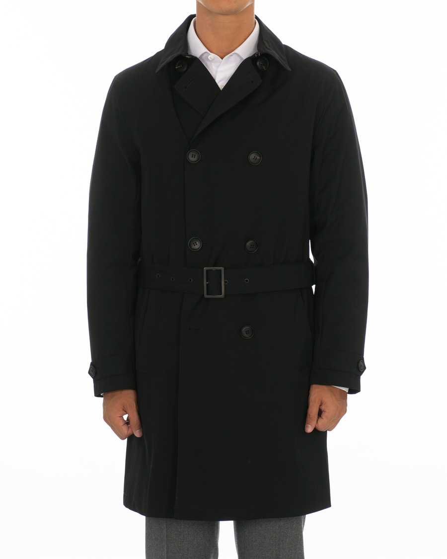 Herre | Jakker | Emporio Armani | Trenchcoat Black