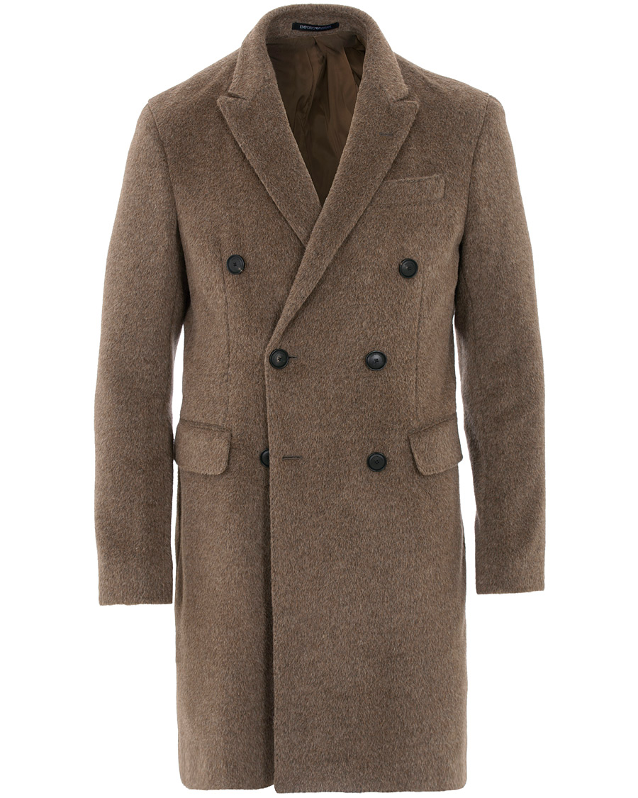 Herre | Jakker | Emporio Armani | Alpaca Coat Brown
