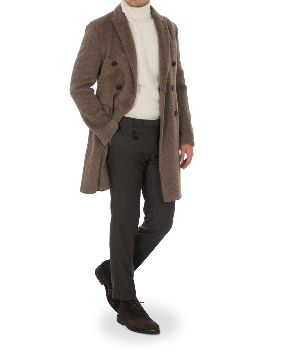 Herre | Jakker | Emporio Armani | Alpaca Coat Brown