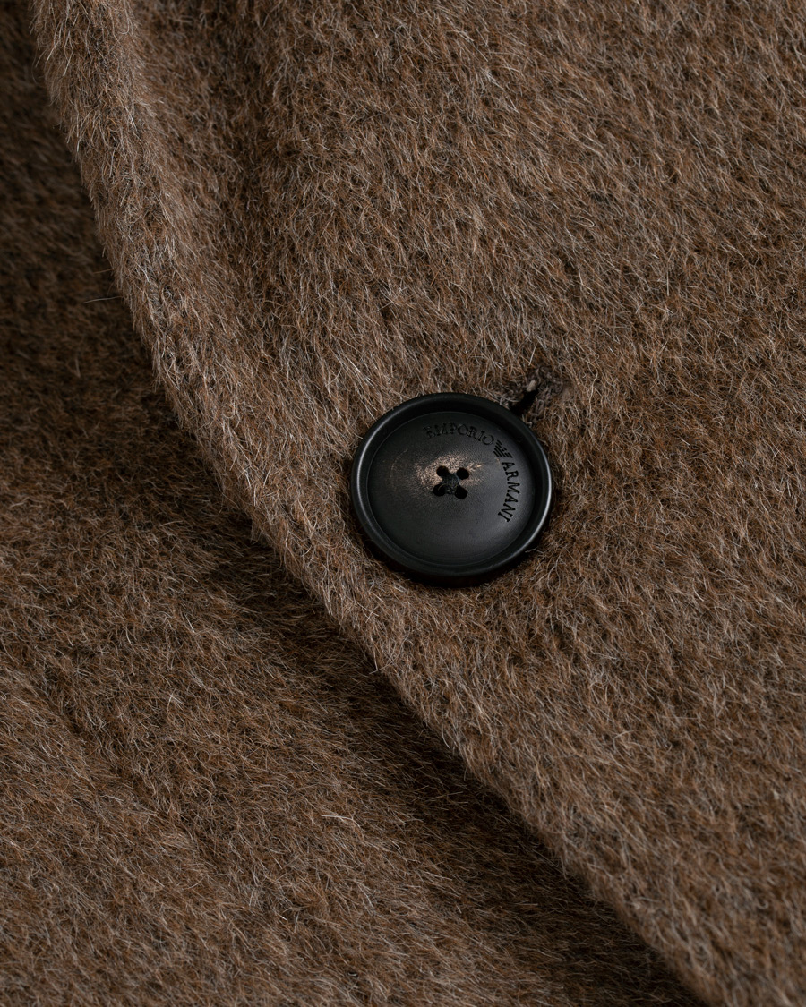 Herre | Jakker | Emporio Armani | Alpaca Coat Brown