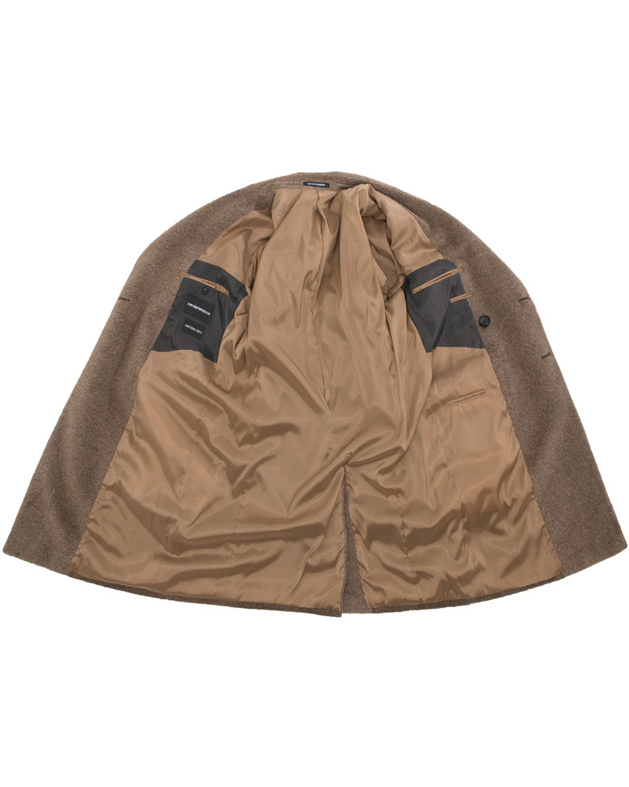 Herre | Jakker | Emporio Armani | Alpaca Coat Brown