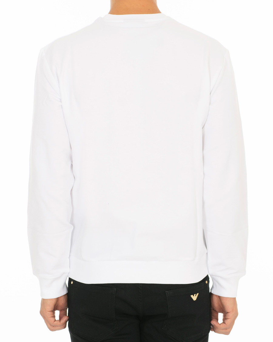 Herre | Trøjer | Emporio Armani | Logo Crew Neck Sweatshirt White