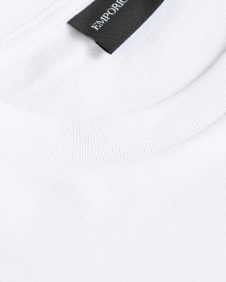 Herre | Trøjer | Emporio Armani | Logo Crew Neck Sweatshirt White