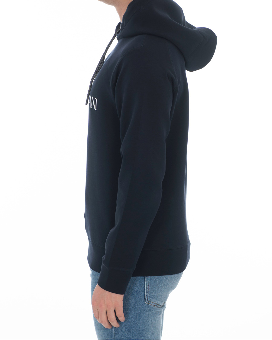 Herre | Trøjer | Emporio Armani | Logo Hoodie Navy