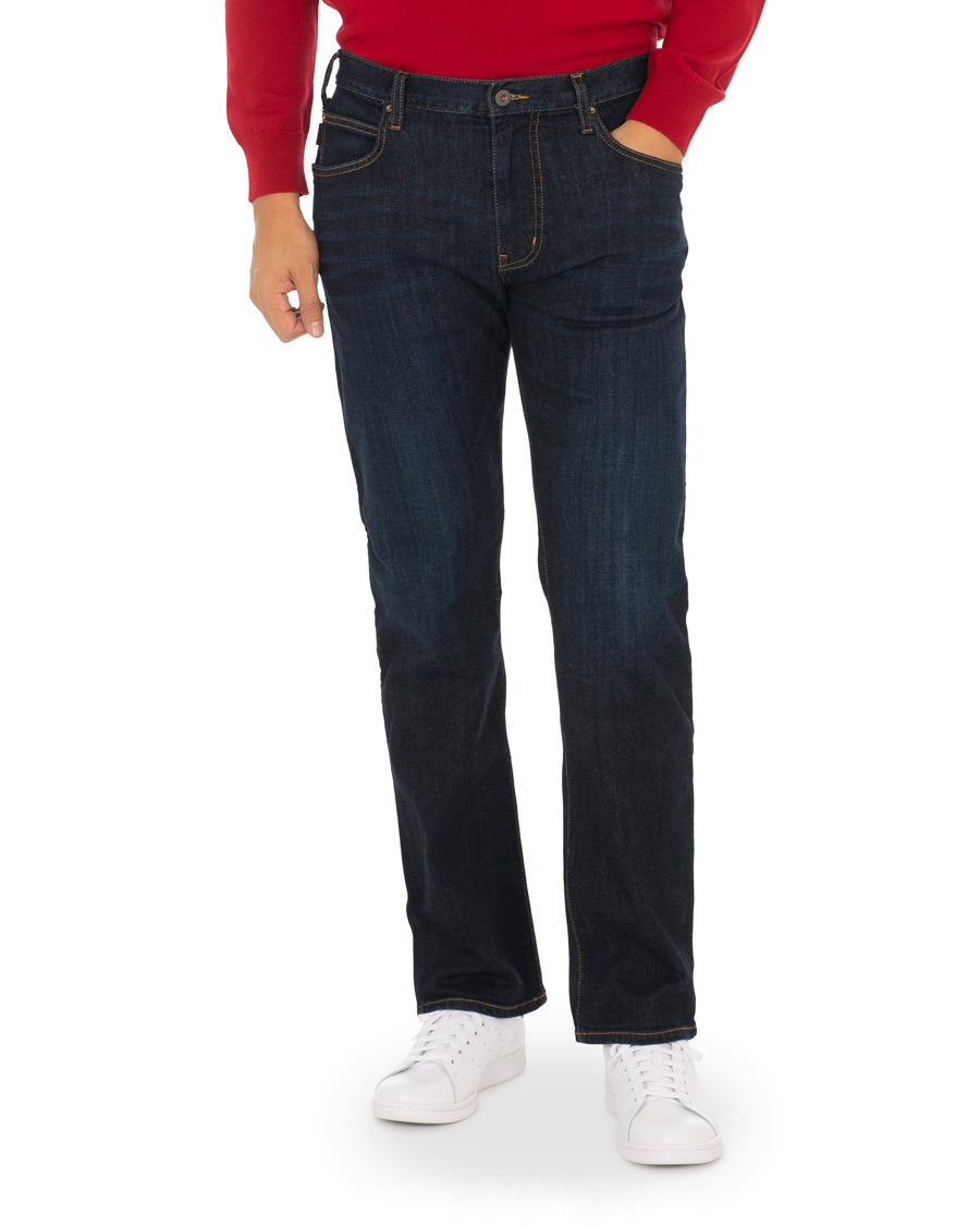 Herre | Jeans | Emporio Armani | Regular Fit Jeans Dark Blue