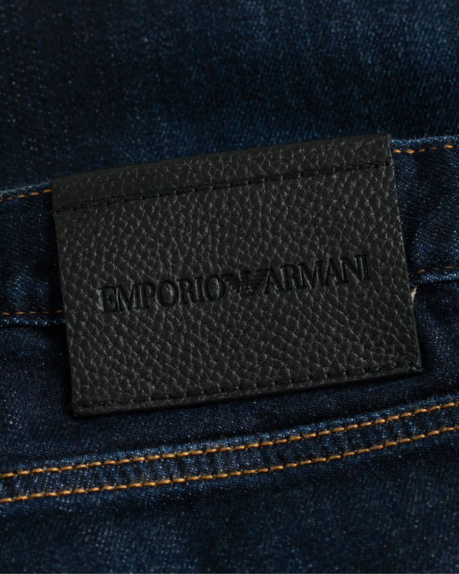 Herre | Jeans | Emporio Armani | Regular Fit Jeans Dark Blue